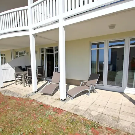 Terrasse, Gratis Nutzung Vom Ahoi Erlebnisbad Und Sauna In Sellin - Meeresblick 19 شقة غورين