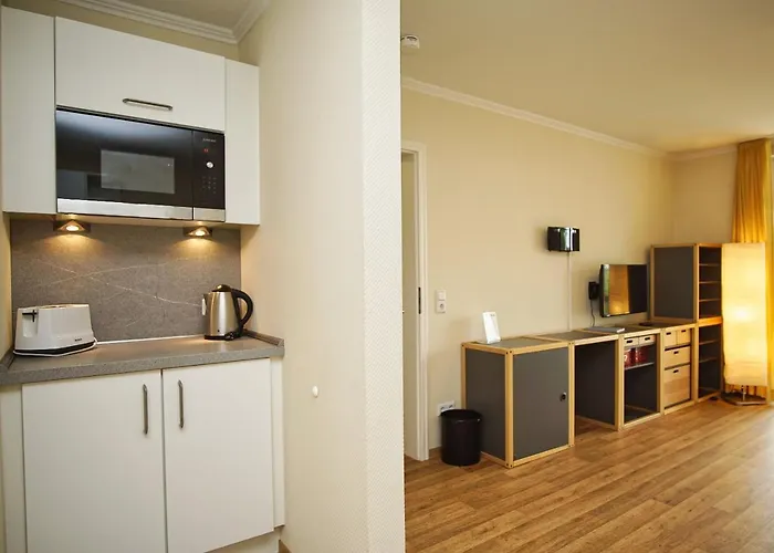 Meeresblickresidenzen Ferienwohnung Nr 19 Mit Sauna- Und Schwimmbadnutzung Im Ahoi Sellin غورين