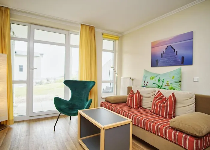 Terrasse, Gratis Nutzung Vom Ahoi Erlebnisbad Und Sauna In Sellin - Meeresblick 19 *